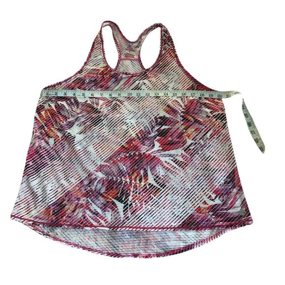Prana Breezie Cosmo Pink Paradise Floral Sleeveless Tank Top - Picture 4 of 5